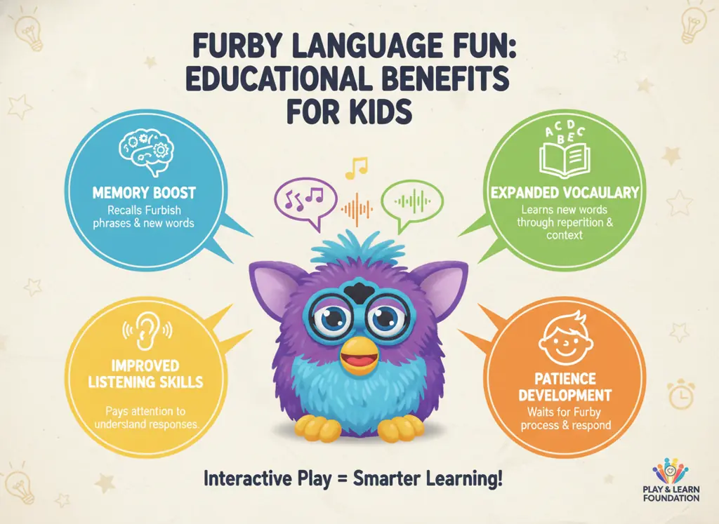 Educational benefits of Furby language learning