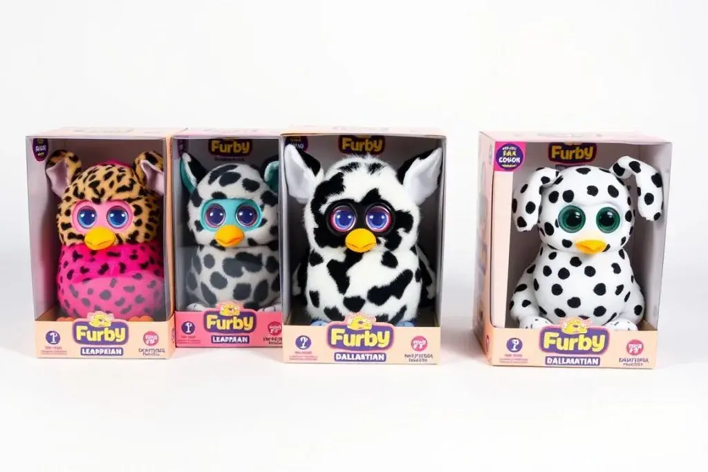Rare original Furby color variants in their original packaging Rare original Furby color variants in their original packaging