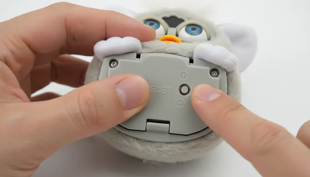Furby factory reset process demonstration