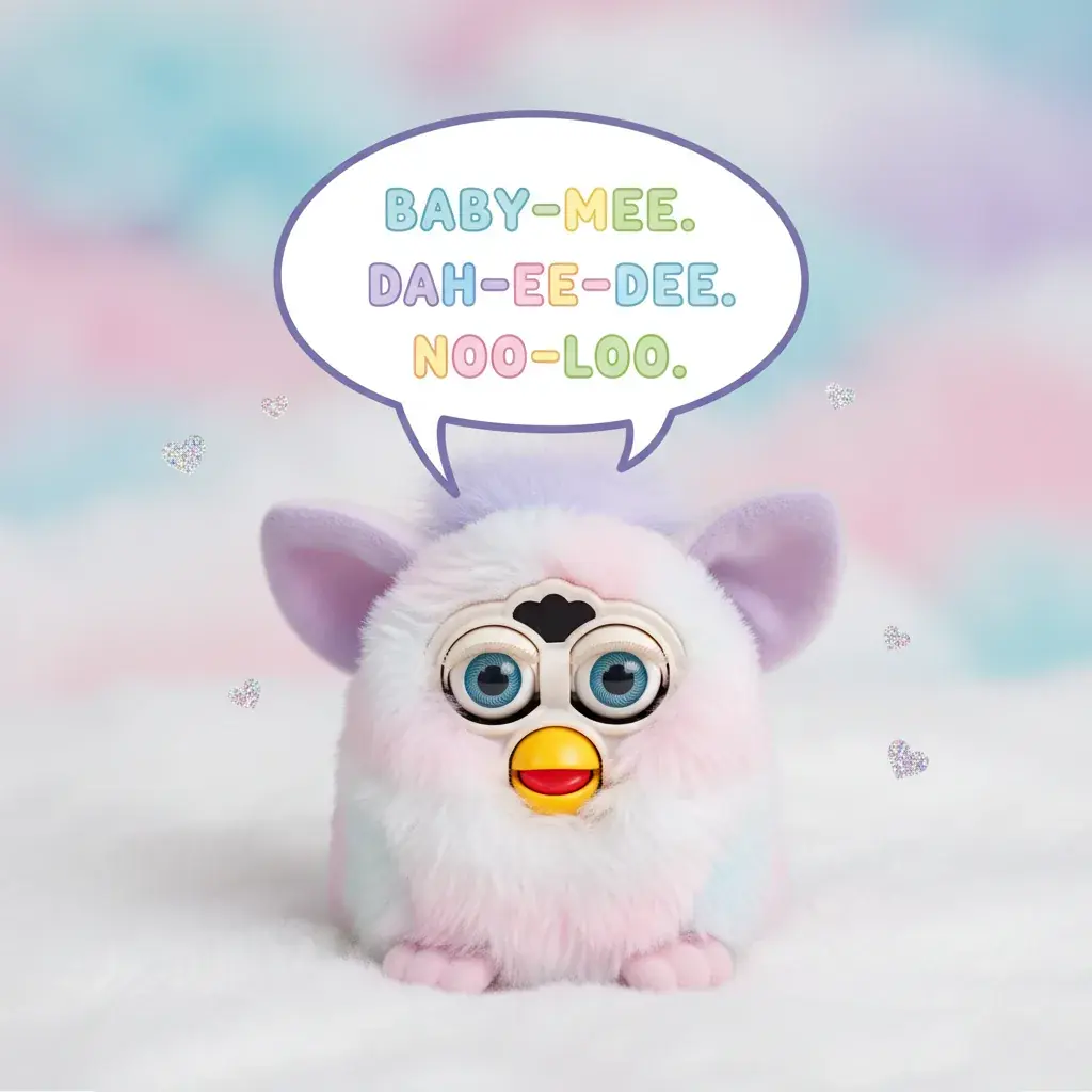 furby baby speaking simplified furby language