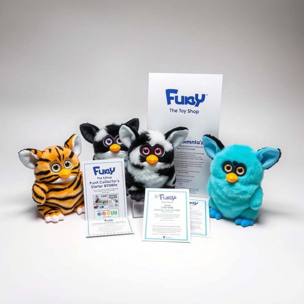 Collector's Starter Bundle featuring three common 1998 Furbies