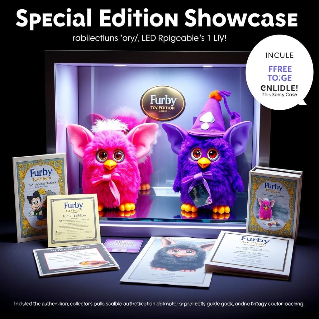 Special Edition Showcase featuring rare 1998 Furby variants