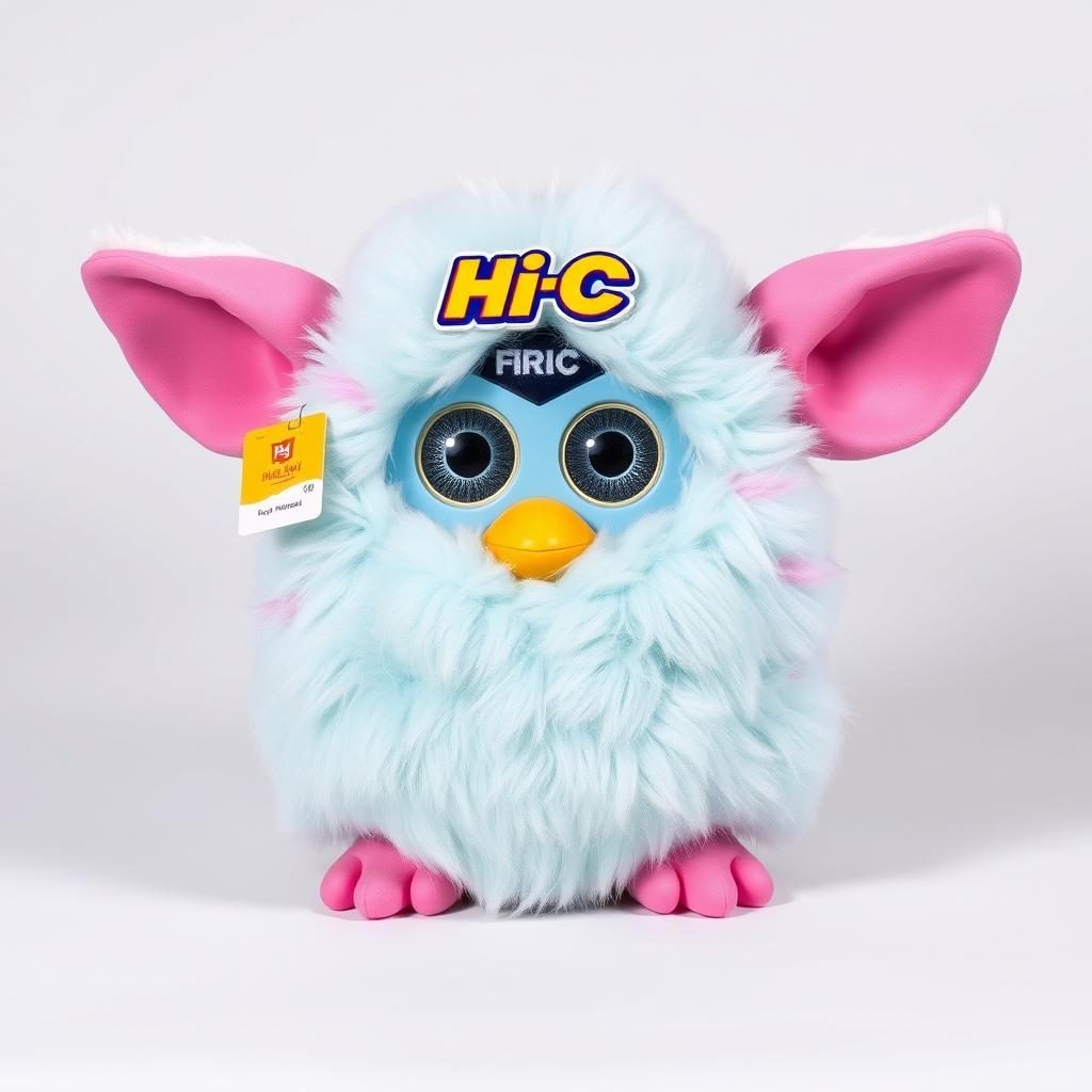Hi-C Furby promotional edition showing what are Furbies worth today for rare variants