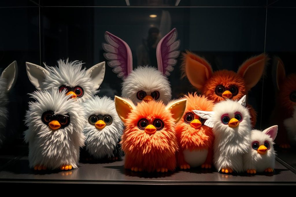 Collection of rare special edition Furbies including Millennium and Angel editions