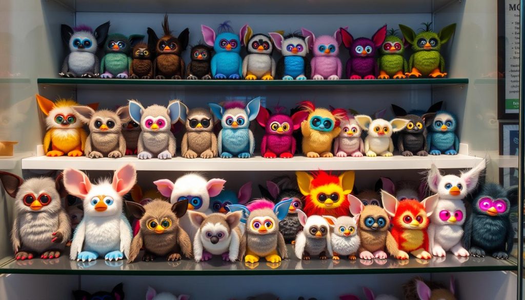 Collection of various modified Furbies showing the range of furby demon creations