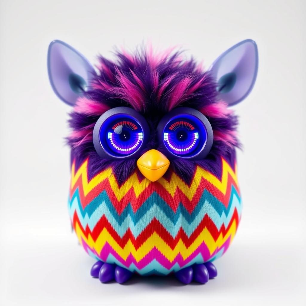 Furby Boom with colorful pattern design