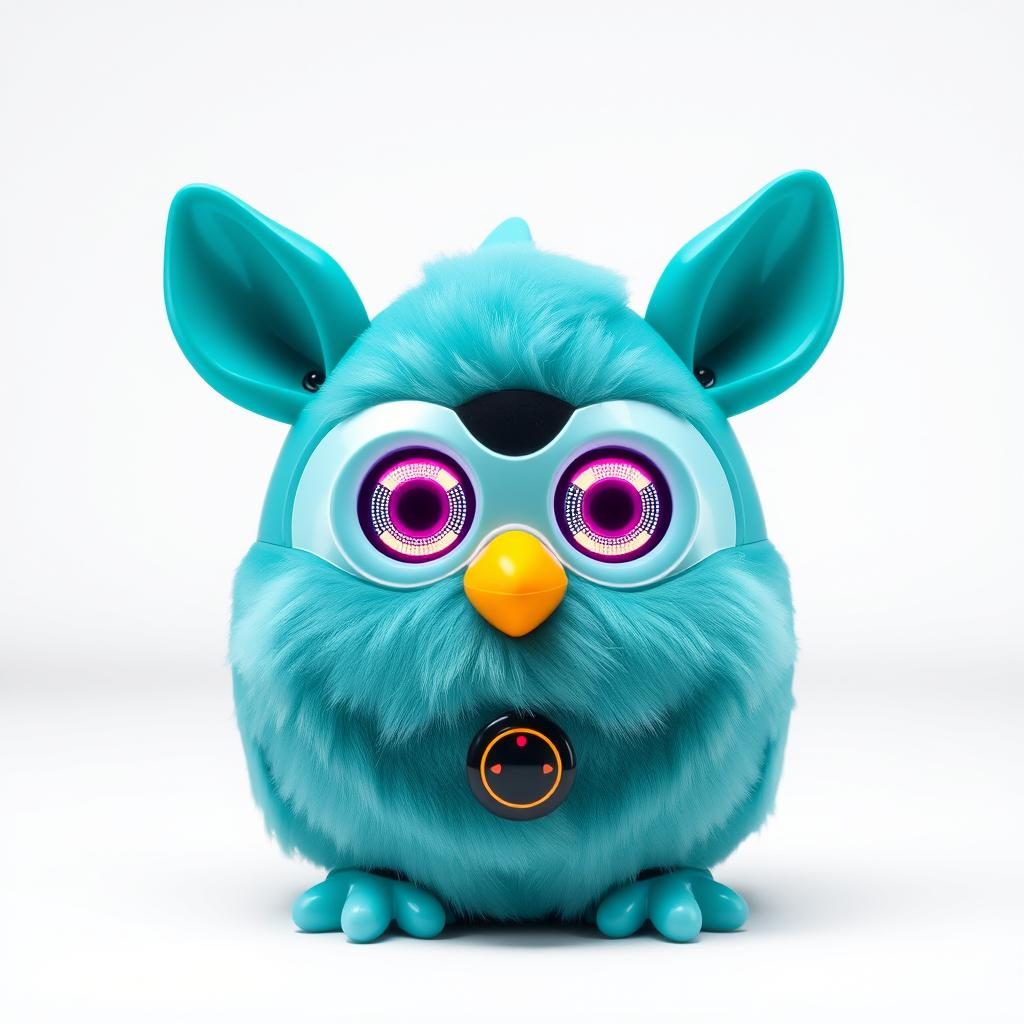 Furby Connect with Bluetooth antenna and color LCD eyes