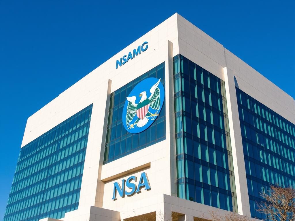 NSA headquarters building where Furbies were banned due to security concerns