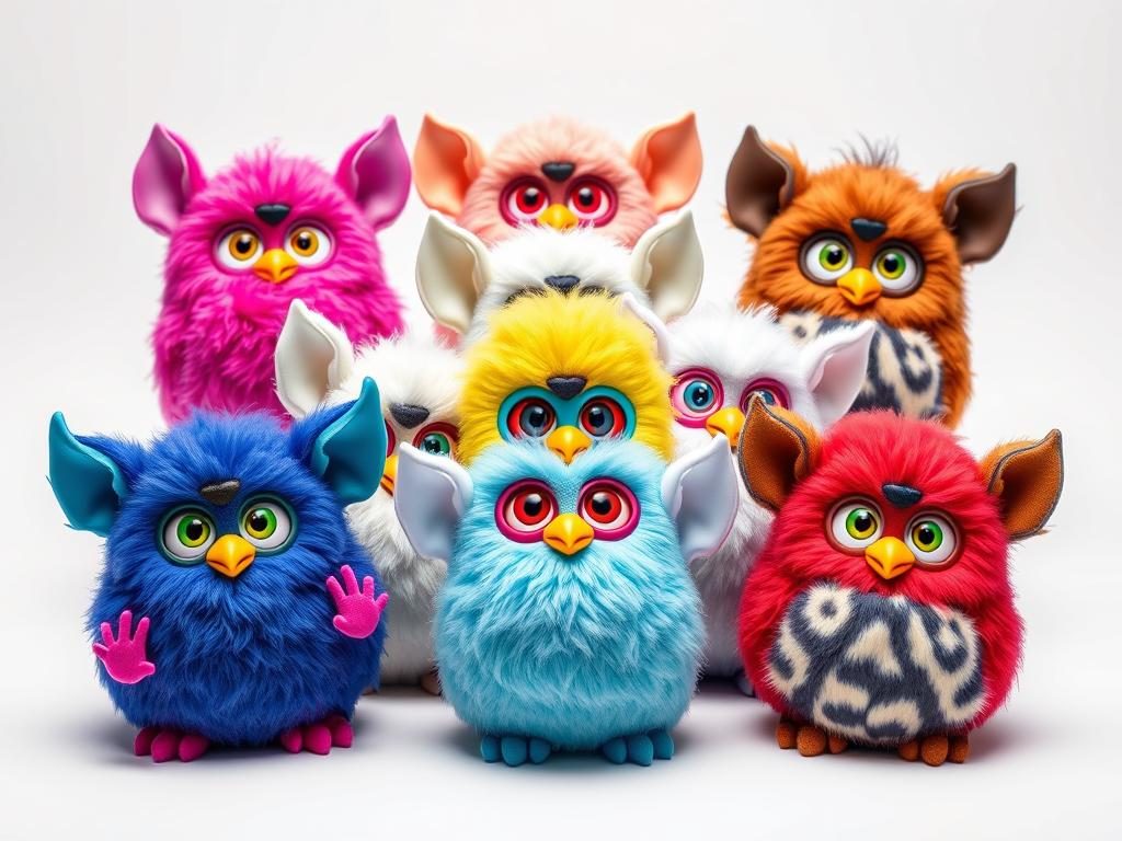 Rare special edition Furby 1998 models that are highly collectible