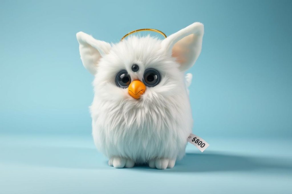 Special Furby Angel edition that sold for $800 on eBay