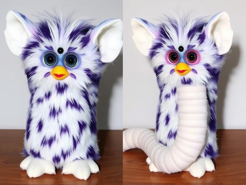 The original Long Furby that started the cursed Furby trend